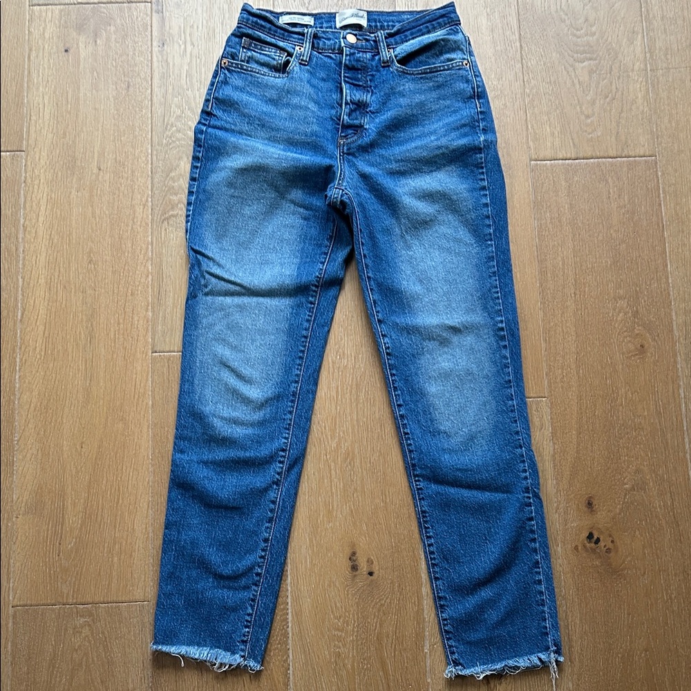 Universal Thread High Rise 90’s Slim Classic Blue Denim Jeans, Size 4R - Picture 2 of 9